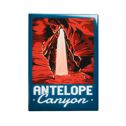 Antelope Canyon Hike Fridge Magnet