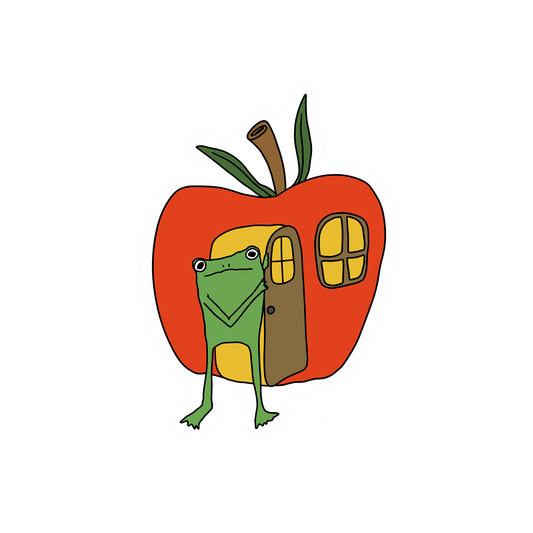 APPLE HOME FROG STICKER