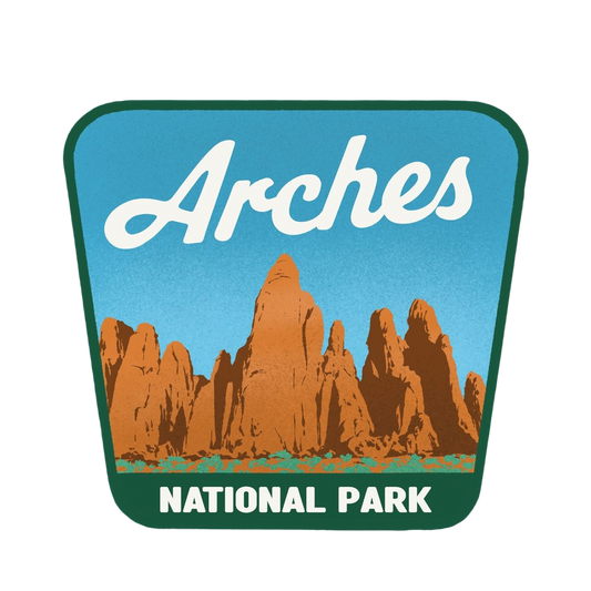 Arches National Park Badge Sticker