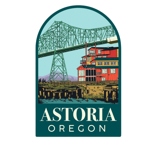 Astoria Oregon Sticker