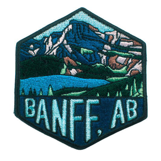 Banff National Park Alberta Canada Hexagon Patch