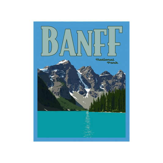 Banff National Park Poster Sticker