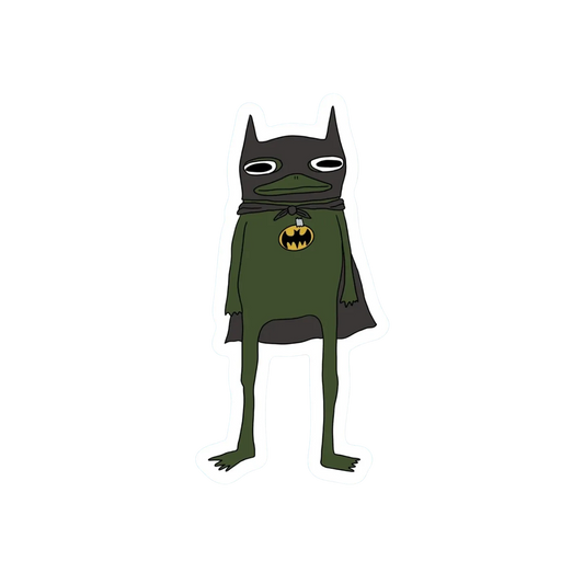 BATMAN FROG STICKER