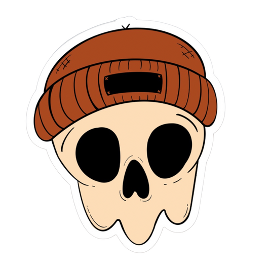 Beanie Skull Sticker