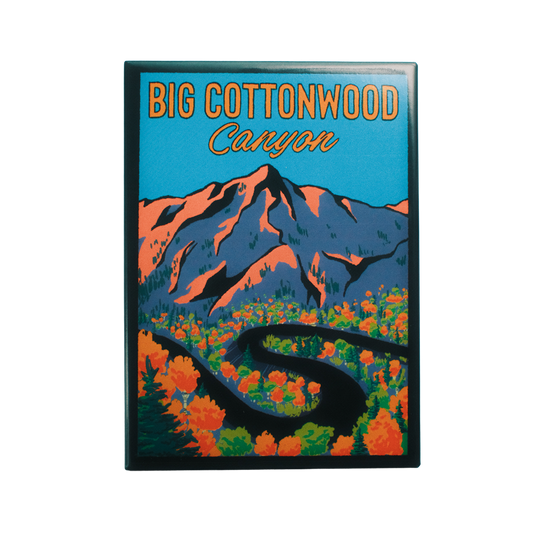Big Cottonwood Canyon Fridge Magnet