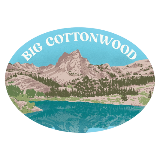 Big Cottonwood Canyon Sticker