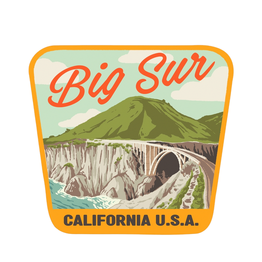 Big Sur California Bridge Sticker