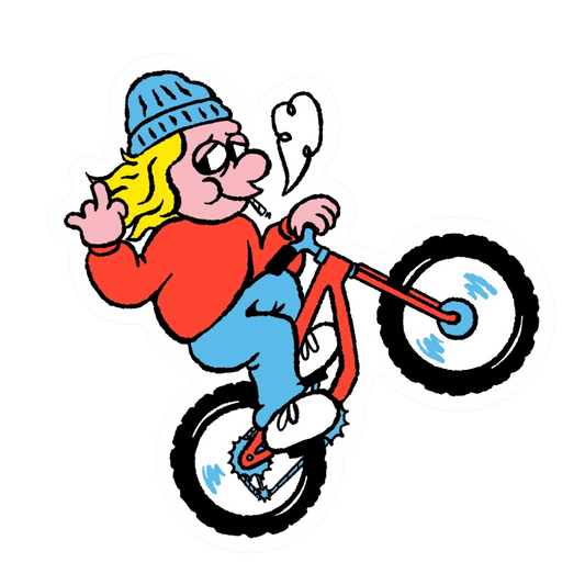 Biker Bum Sticker