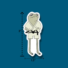 Load image into Gallery viewer, Black Belt Frog Sticker
