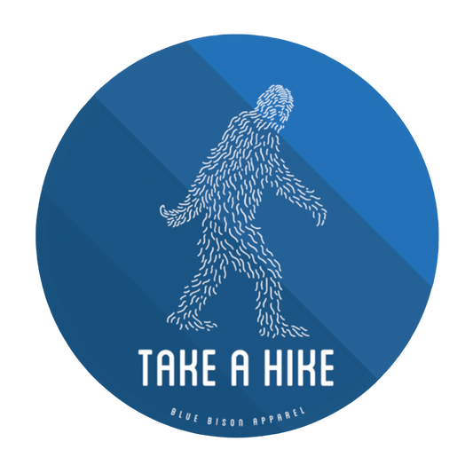 Blue Sasquatch Sticker