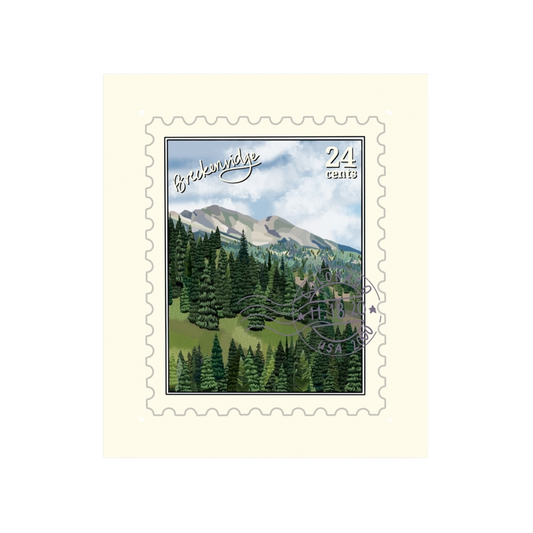 Breckenridge Colorado Stamp Sticker