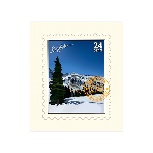 Brighton Winter Stamp Sticker