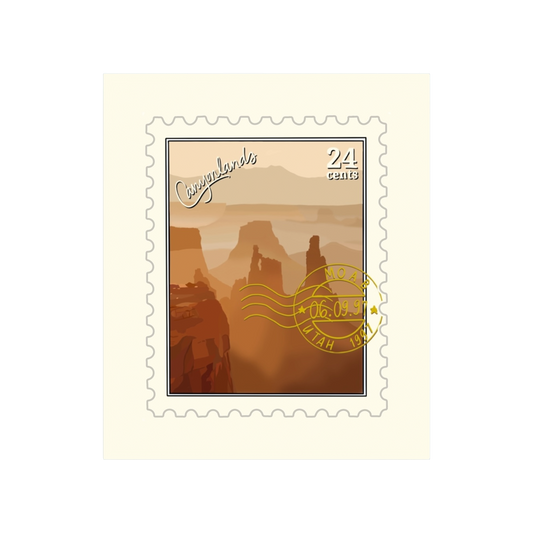 Canyonlands Utah Stamp Sticker