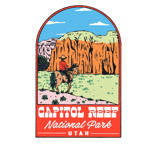 Capitol Reef Arch Sticker