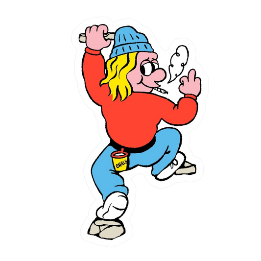 Climber Bum Sticker