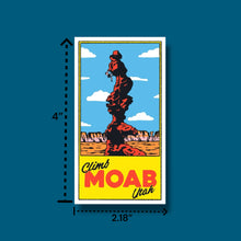 Load image into Gallery viewer, Climb Moab Utah Sticker
