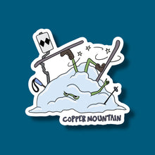 Load image into Gallery viewer, Frog Wipeout Copper Mountain Sticker
