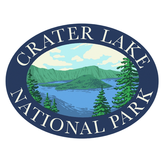 Crater Lake National Park Oregon Sticker
