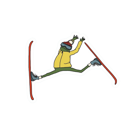 DAFFY SPLITS FROG STICKER
