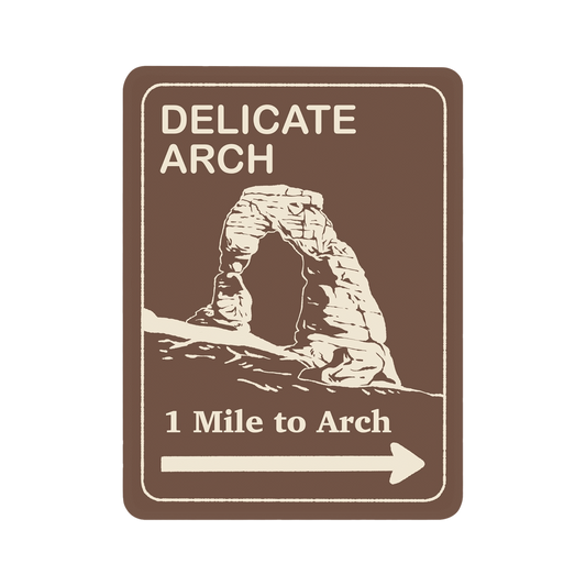 Delicate Arch Trailhead Sticker