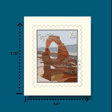 Load image into Gallery viewer, Delicate Arch Utah Stamp Sticker
