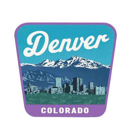 Denver Colorado Badge Sticker