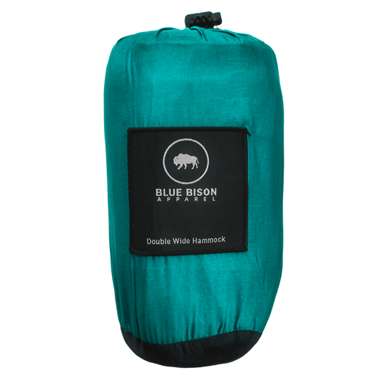 Double Wide Hammock in Teal and Orange
