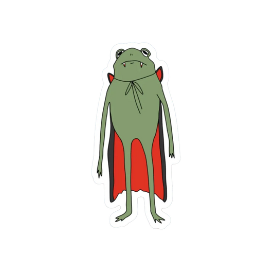 DRACULA FROG STICKER