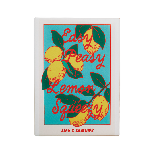 Easy Peasy Lemon Squeezy Fridge Magnet