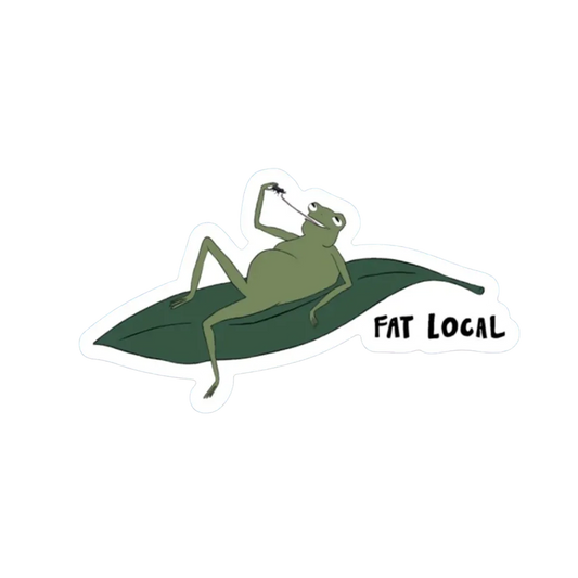 FAT LOCAL FROG STICKER