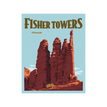 Load image into Gallery viewer, Fisher Towers Moab Print
