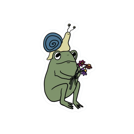 FRIENDLY FROG STICKER