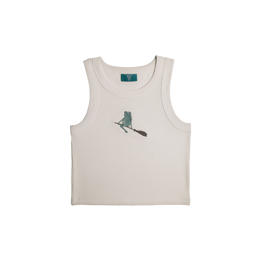 FROG ON A BROOMSTICK TANK
