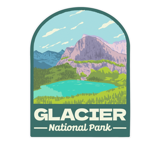 Glacier National Park Arch Sticker