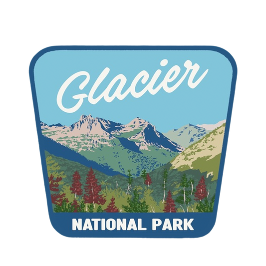 Glacier Park Badge Sticker