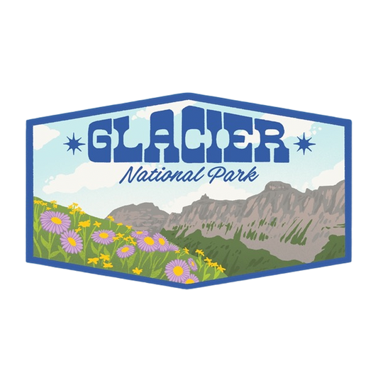 Glacier Summer Wildflower Stickers