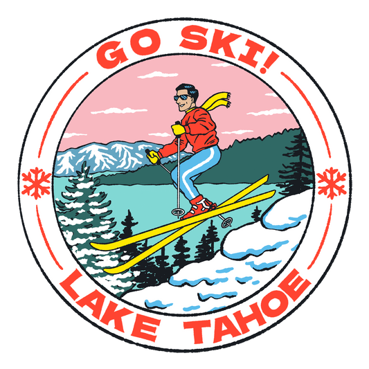 Go Ski Lake Tahoe Sticker