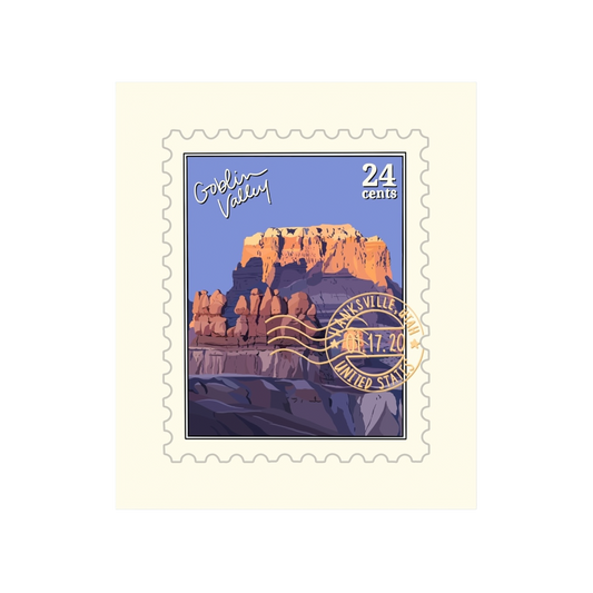Goblin Valley Stamp Sticker