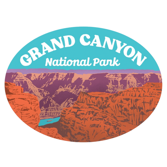Grand Canyon Oval Sticker