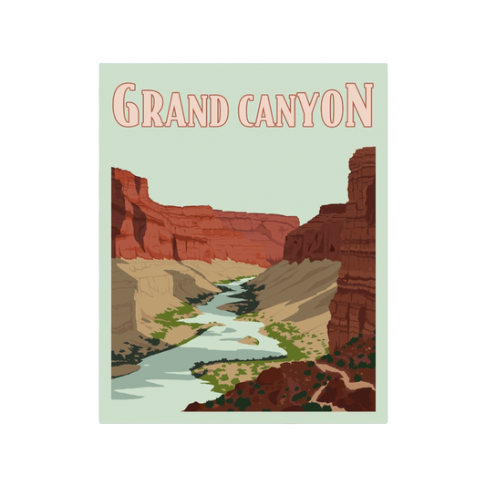 Grand Canyon Poster Sticker