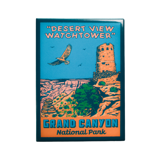 Grand Canyon Watchtower Fridge Magnet