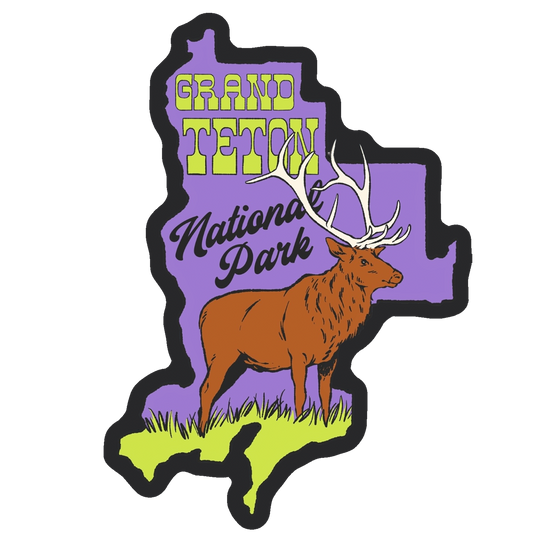 Grand Teton National Park Region Sticker