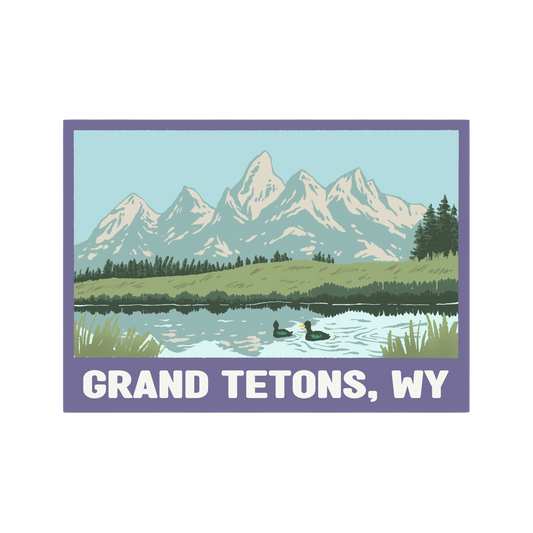 Grand Tetons WY Sticker