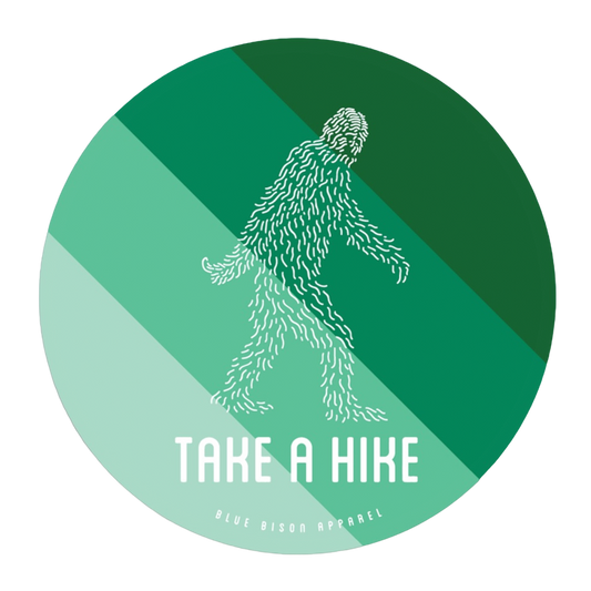 Green Sasquatch Sticker