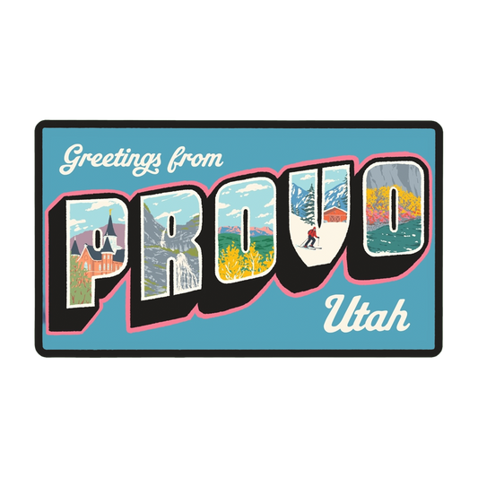 Greetings Provo Utah Sticker