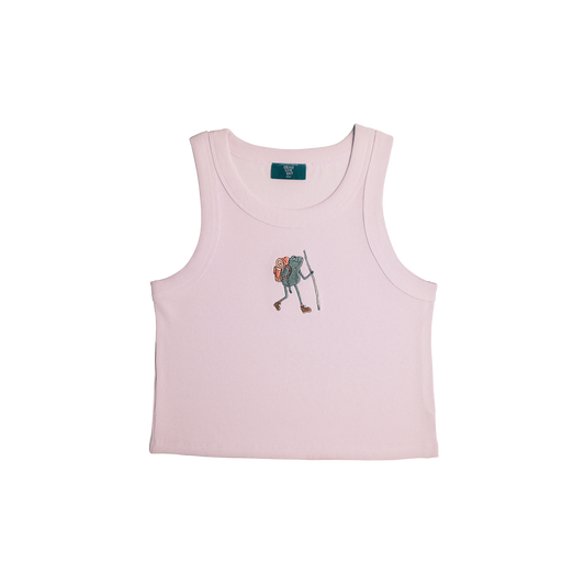 HIKER FROG TANK- HAZY PINK