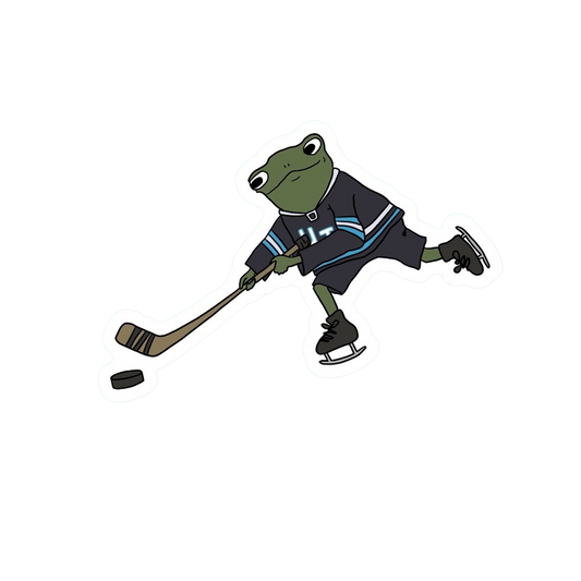 HOCKEY FROG STICKER