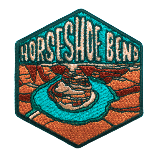Horseshoe Bend Arizona Hexagon Patch