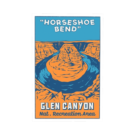 Horseshoe Bend Glen Canyon Sticker