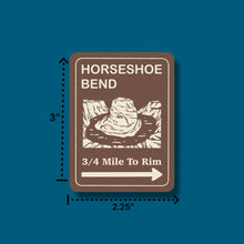 Load image into Gallery viewer, Horseshoe Bend Trailhead Sticker
